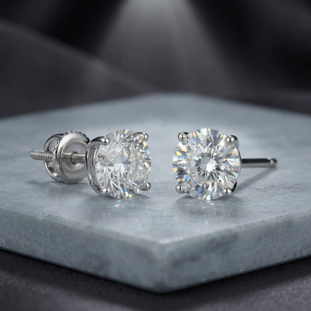 Lab Grown Diamond Stud Earrings