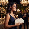 Faux Pearl Evening Clutch Purse