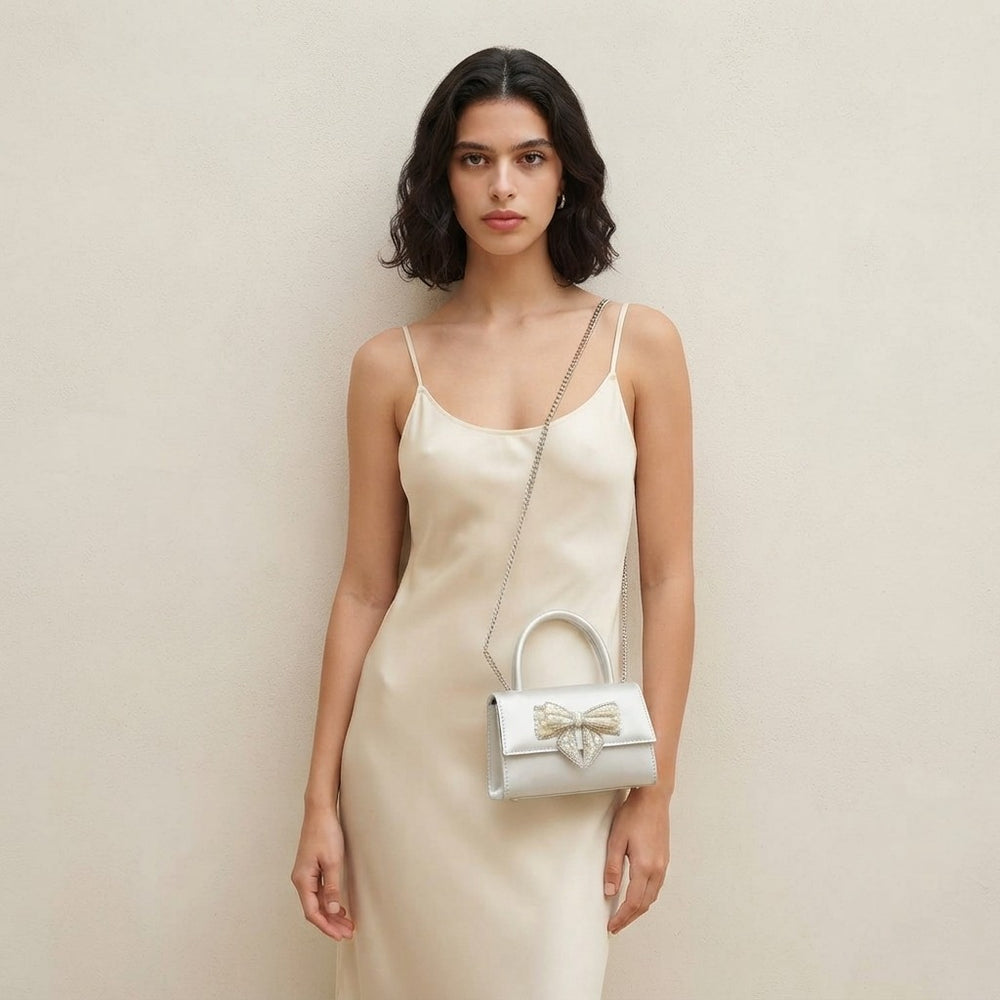 Satin Evening Crossbody Bag