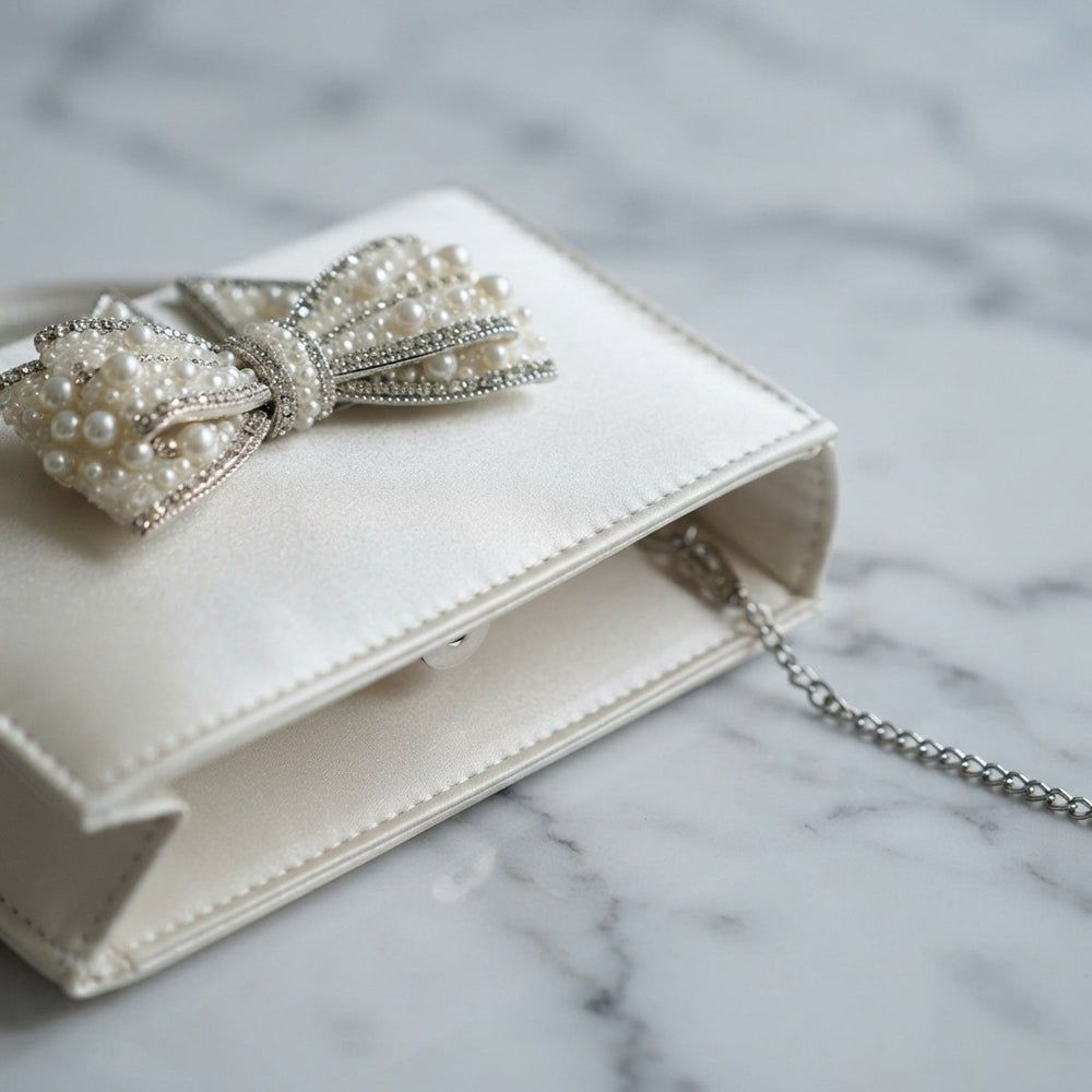 Satin Evening Crossbody Bag