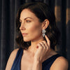 Cubic Zirconia Dangle Drop Earrings