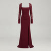 Lace Bodycon Formal Maxi Dress