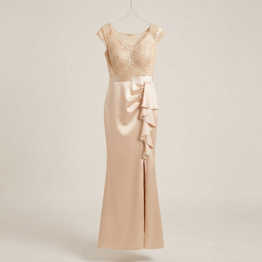 Miusol Floral Lace Bodycon Maxi Dress