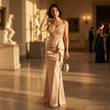 Miusol Floral Lace Bodycon Maxi Dress