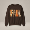 Autumn Floral Leopard Graphic Sweatshirt