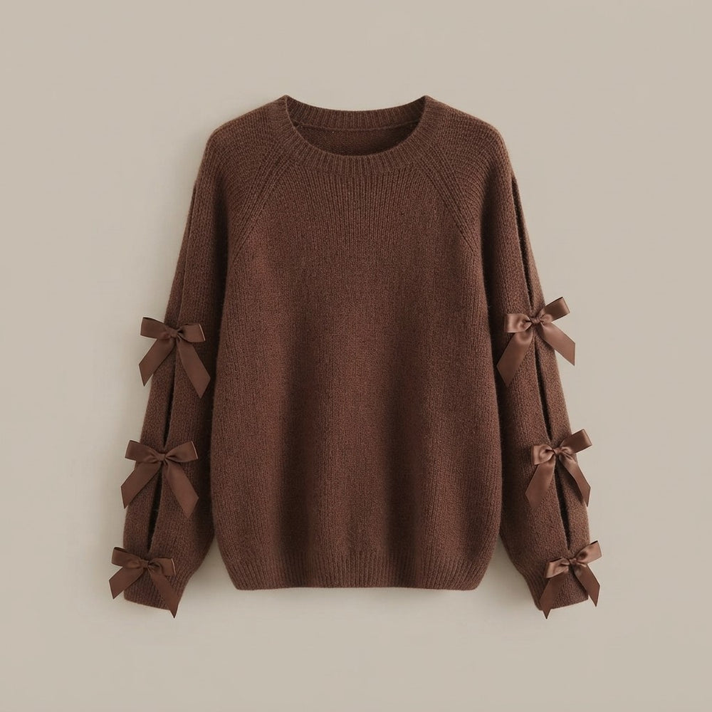 Bow Detailed Knit Sweater