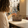 Faux Leather Evening Clutch