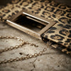 Faux Leather Evening Clutch